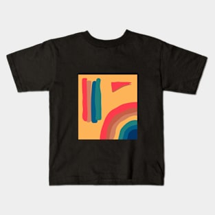 Modern Rainbow Kids T-Shirt